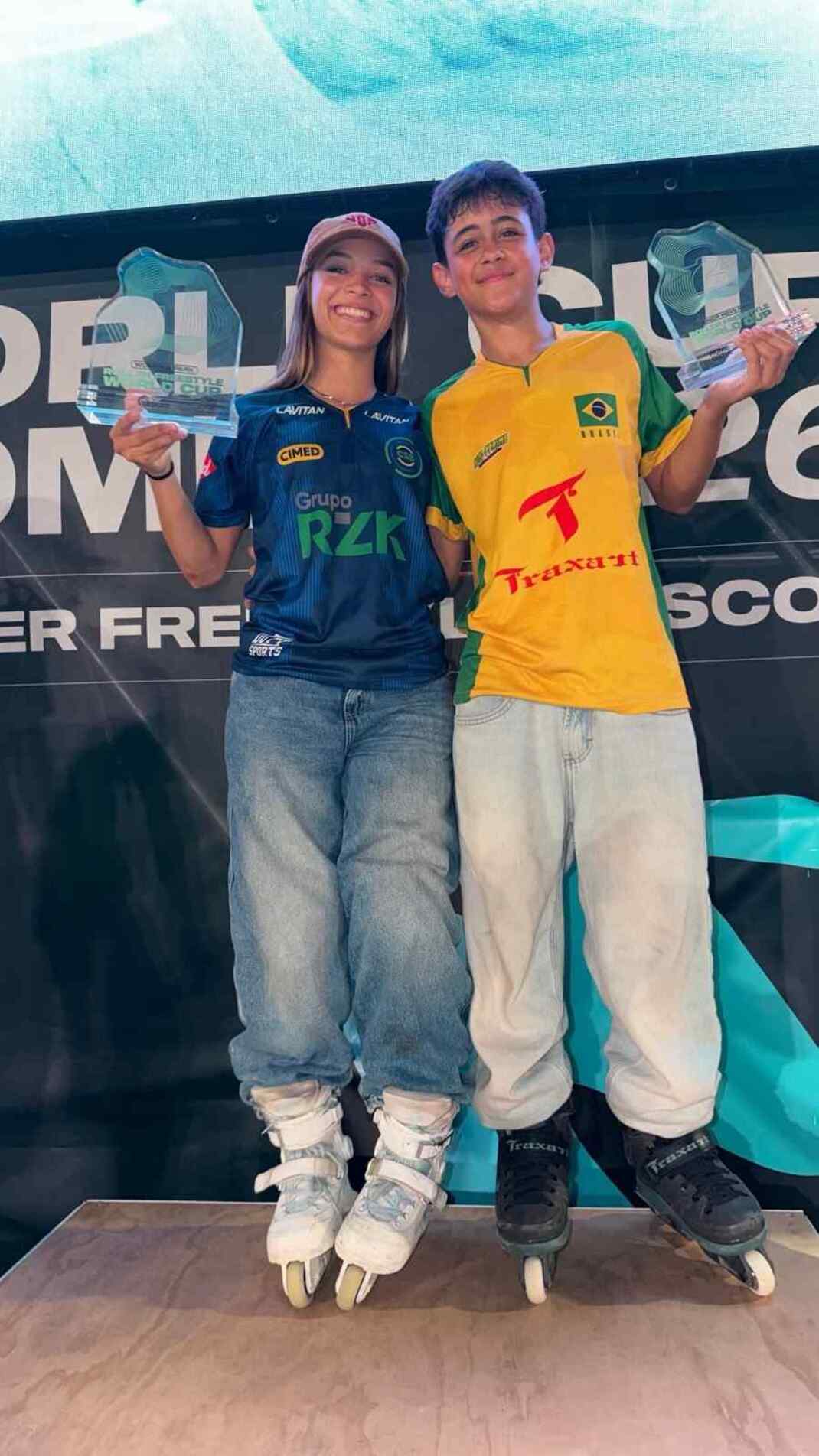 Patinação Julika conquista etapa da Copa do Mundo de Roller Freestyle na Itália