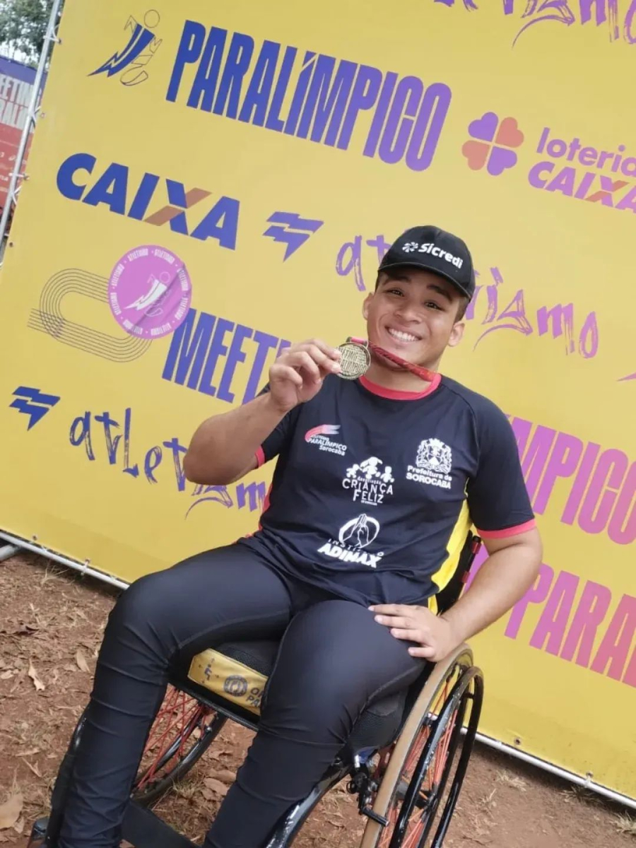Atleta paraolímpico de Votorantim conquista duas medalhas de ouro em competição nacional
